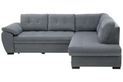 Narożnik rozkładany szary ARUBA prawy