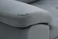 Narożnik rozkładany szary ARUBA prawy