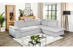 Narożnik rozkładany szary ALDO prawy