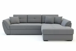 Narożnik rozkładany szary BERISSO prawy