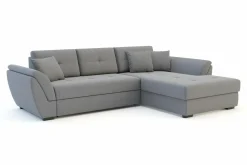 Narożnik rozkładany szary BERISSO prawy