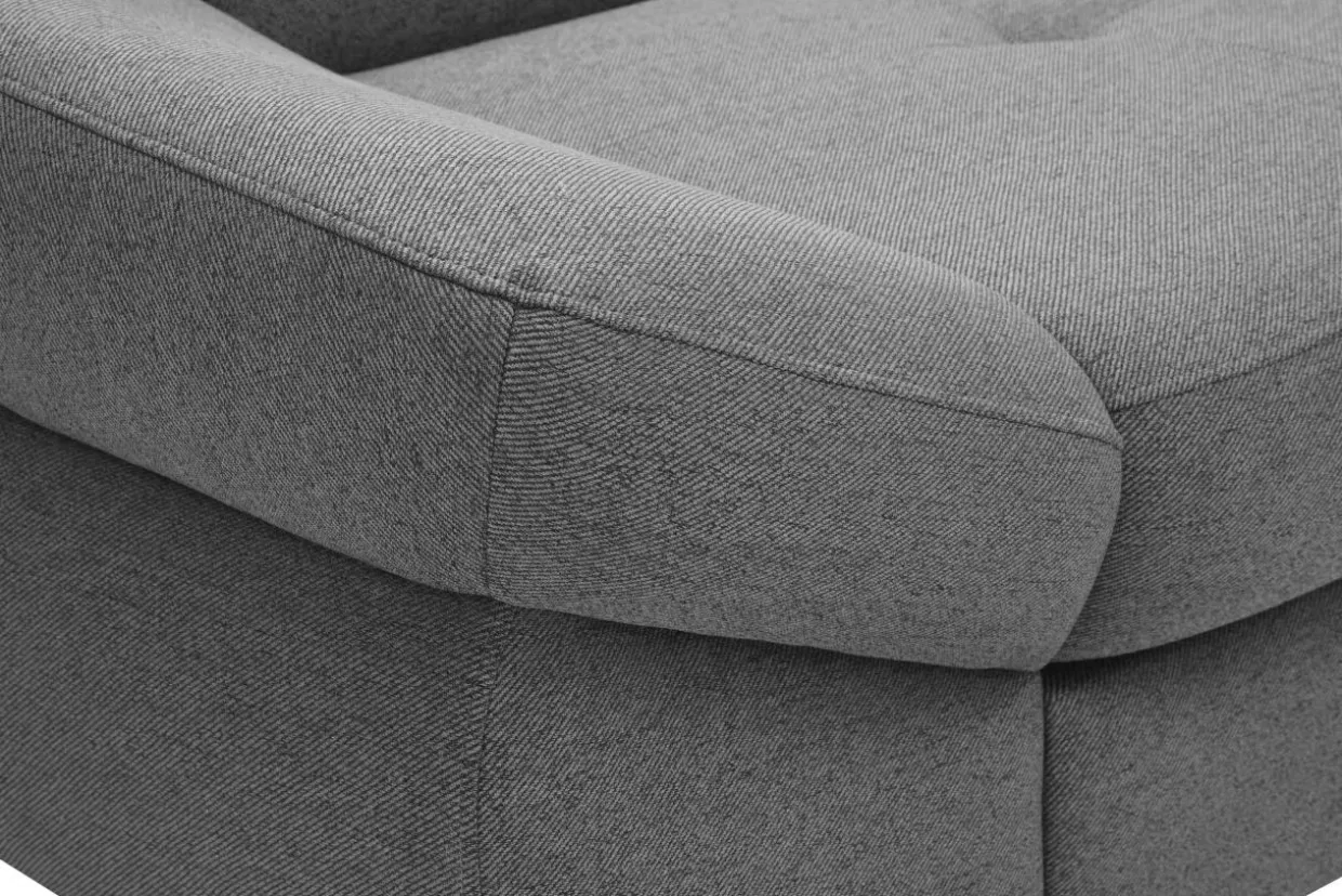 Narożnik rozkładany szary FABIO lewy