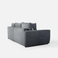 Narożnik rozkładany szary HORTA prawy