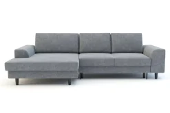 Narożnik rozkładany szary HARISON lewy