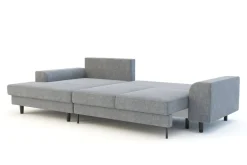 Narożnik rozkładany szary HARISON lewy