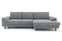 Narożnik rozkładany szary HARISON prawy