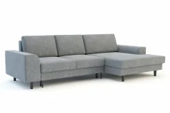 Narożnik rozkładany szary HARISON prawy