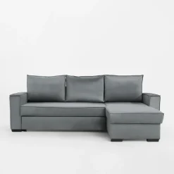 Narożnik rozkładany szary LORMONT