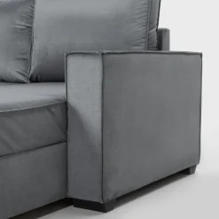 Narożnik rozkładany szary LORMONT