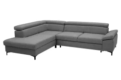 Narożnik rozkładany szary LONIGO prawy