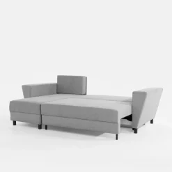 Narożnik rozkładany szary MUNA