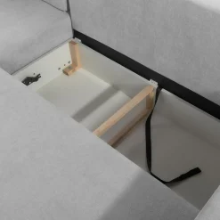 Narożnik rozkładany szary MUNA