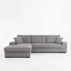 Narożnik rozkładany szary MONDO BIS lewy