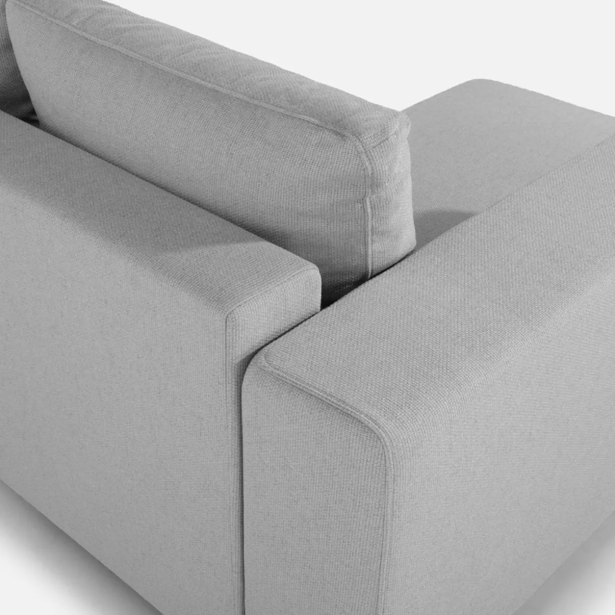 Narożnik rozkładany szary PERA lewy