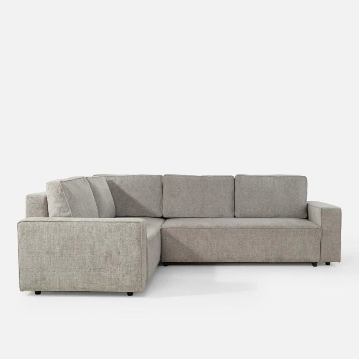 Narożnik rozkładany szary SPARK lewy