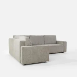 Narożnik rozkładany szary SPARK lewy