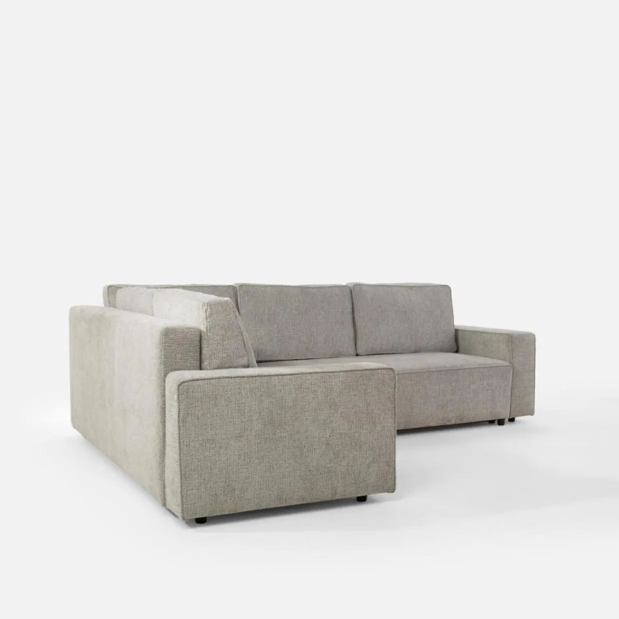 Narożnik rozkładany szary SPARK lewy