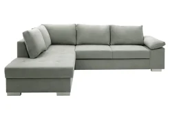 Narożnik rozkładany szary SELENA lewy