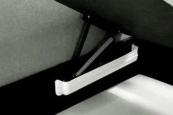 Narożnik rozkładany szary SELENA lewy