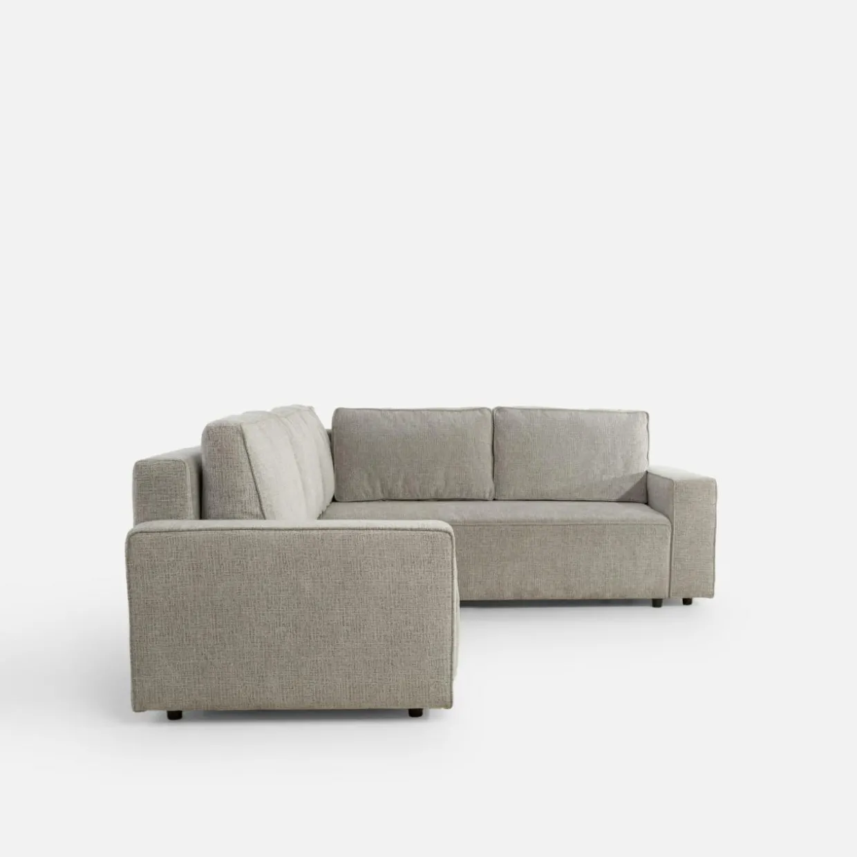 Narożnik rozkładany szary SPARK prawy