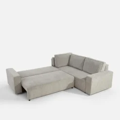 Narożnik rozkładany szary SPARK prawy