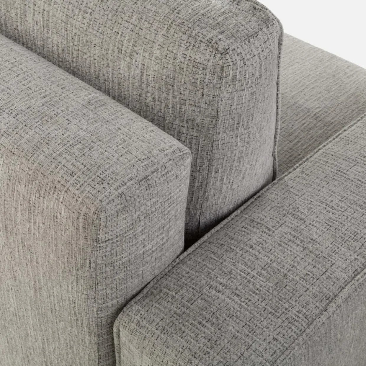 Narożnik rozkładany szary SPARK prawy