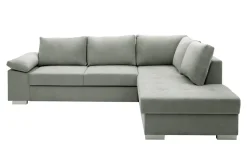 Narożnik rozkładany szary SELENA prawy