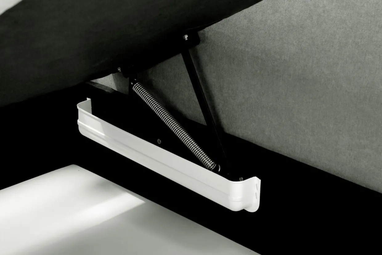 Narożnik rozkładany szary SELENA prawy