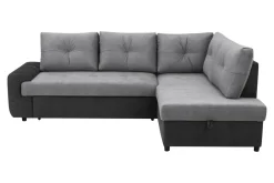 Narożnik rozkładany szary TOFFI lewy