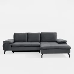 Narożnik rozkładany szary VESPA prawy