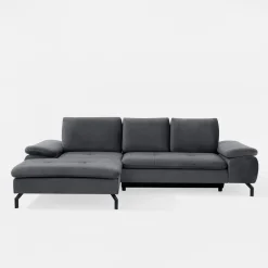 Narożnik rozkładany szary VESPA lewy