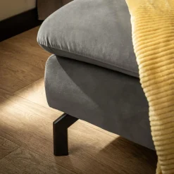 Narożnik rozkładany szary VESPA lewy