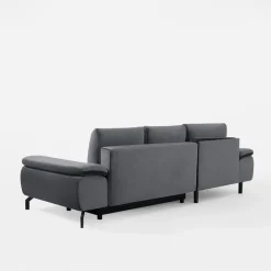 Narożnik rozkładany szary VESPA lewy