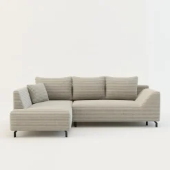 Narożnik rozkładany taupe ASOLO lewy