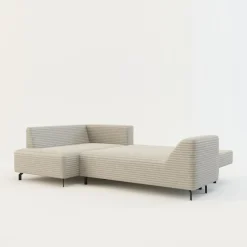 Narożnik rozkładany taupe ASOLO lewy