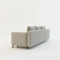 Narożnik rozkładany taupe ASOLO lewy