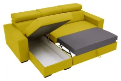 Narożnik rozkładany żółty MATRIX