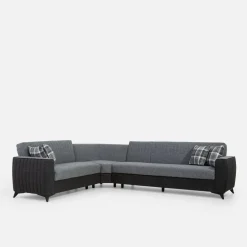 Narożnik rozkładany z 2 pojemnikami GANA