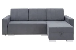 Narożnik rozkładany z 2 pojemnikami szary ALBI