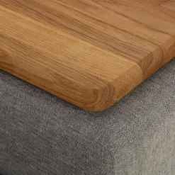 Narożnik rozkładany z funkcją relaks szary VESTA prawy