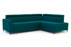 Narożnik rozkładany z podnoszonymi zagówkami VERO prawy