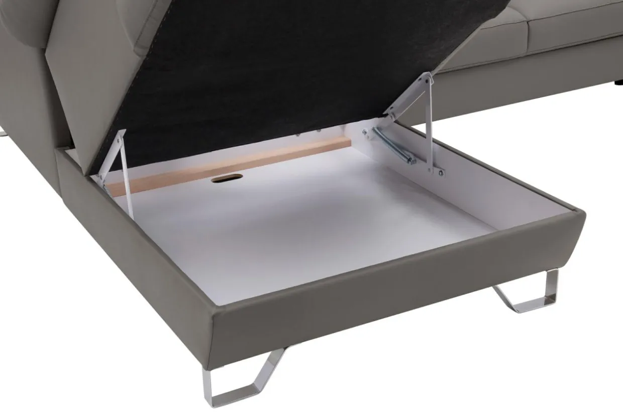 Narożnik rozkładany z pojemnikiem DRUM lewy