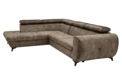 Narożnik rozkładany z regulowanymi zagłówkami MONA PIK lewy