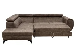 Narożnik rozkładany z regulowanymi zagłówkami MONA PIK lewy