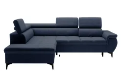 Narożnik rozkładany z regulacją oparcia MONK II lewy