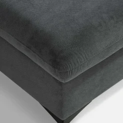 Narożnik rozkładany z regulowanymi zagłówkami SCALA prawy grafit