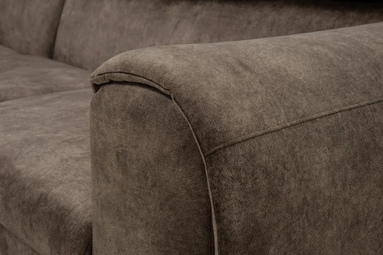 Narożnik rozkładany z regulowanymi zagłówkami MONA PIK prawy