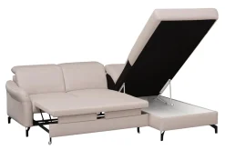 Narożnik rozkładany z regulowanymi zagłówkami BARI prawy