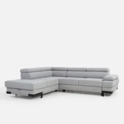 Narożnik rozkładany z regulowanymi zagłówkami EMPORIO L II lewy