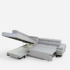 Narożnik rozkładany z regulowanymi zagłówkami EMPORIO L II lewy